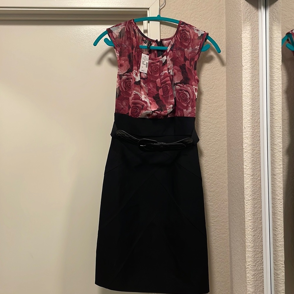 Maurice’s rose work skirt dress with belt